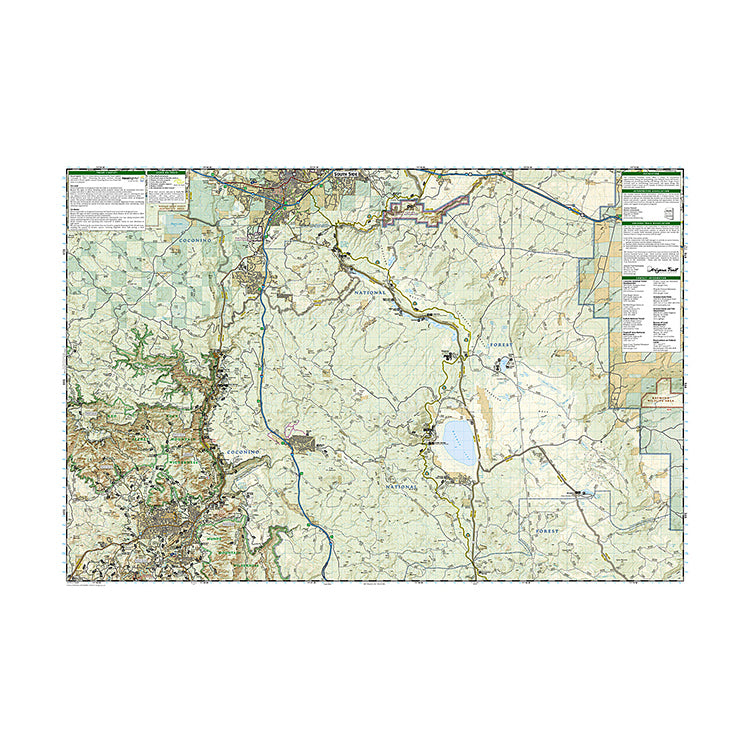 National Geographic Flagstaff - Sedona Map