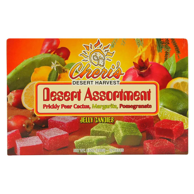 cactus candies Desert Assortment Jelly Candies - Prickly Pear Cactus - Margarita, Pomegranate- Margarita