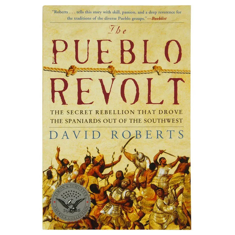 The Pueblo Revolt front cover with image of men fighting