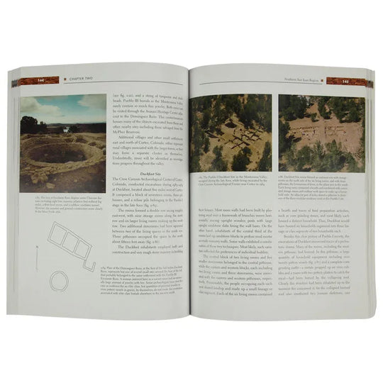 Puebloan Ruins of the Southwest interior pages detailing specific ancient dwellings