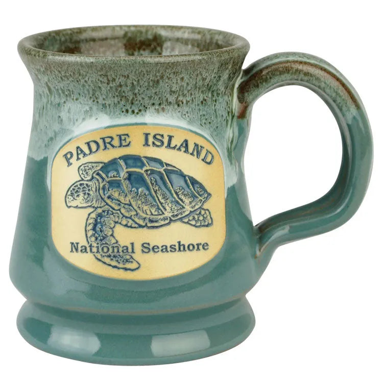 Padre Island National Seashore Footed Mug from Deneen Pottery