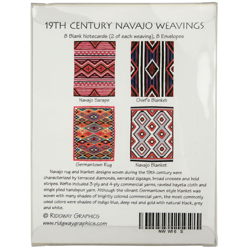 19th Century Navajo Weavings Notecard Set