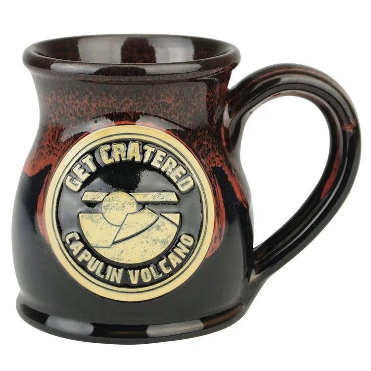 Capulin Volcano National Monument Round Belly Mug from Deneen Pottery