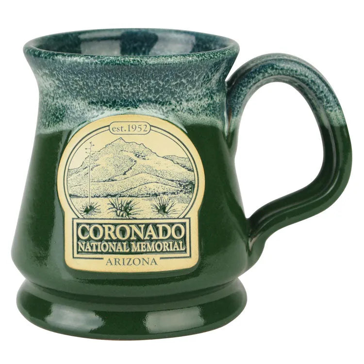 Coronado National Memorial Footed Mug from Deneen Pottery