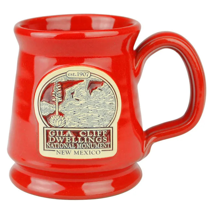 Gila Cliff Dwellings National Monument Footed Mug from Deneen Pottery