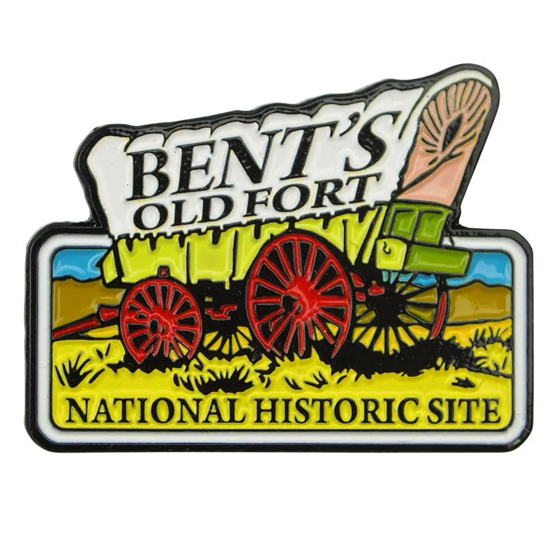 Bent's Old Fort National Hist. Site Pin - Wagon