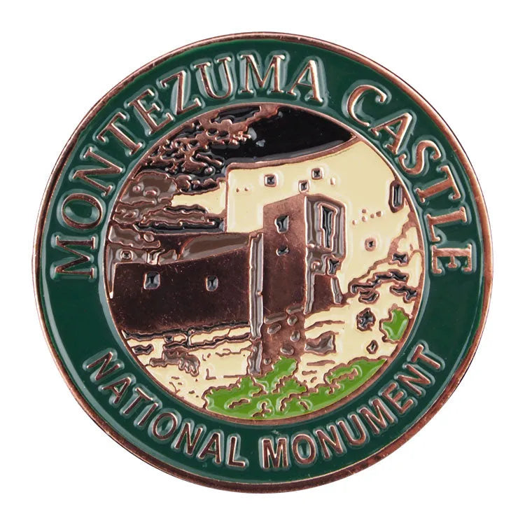Montezuma Castle National Monument Pin - Round Logo