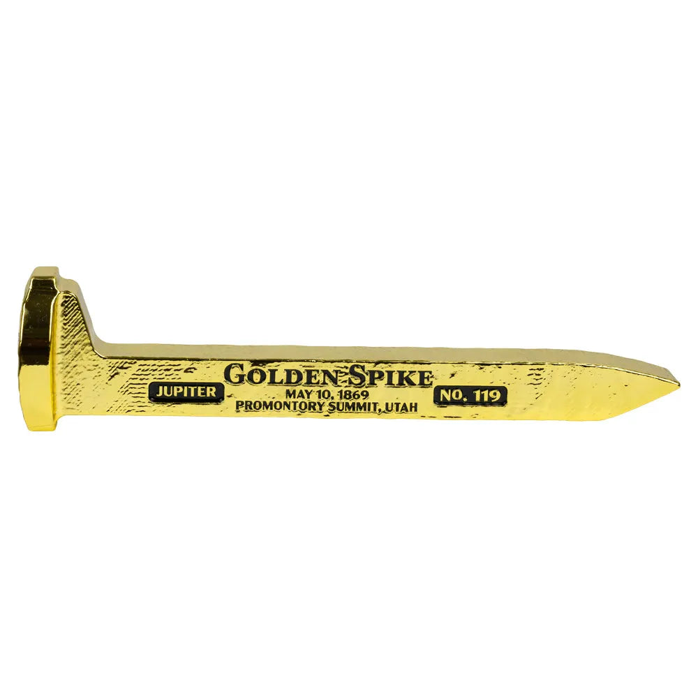 Golden Spike National Historical Park Metal Replica Spike front view