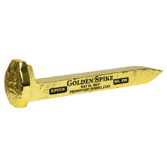Replica golden spike quarter turned counter-clockwise