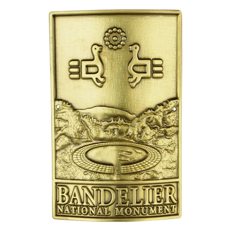 Bandelier National Monument Hiking Stick Medallion - Logo