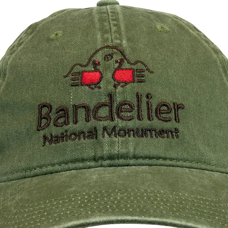 Bandelier National Monument Cap Embroidery Detail