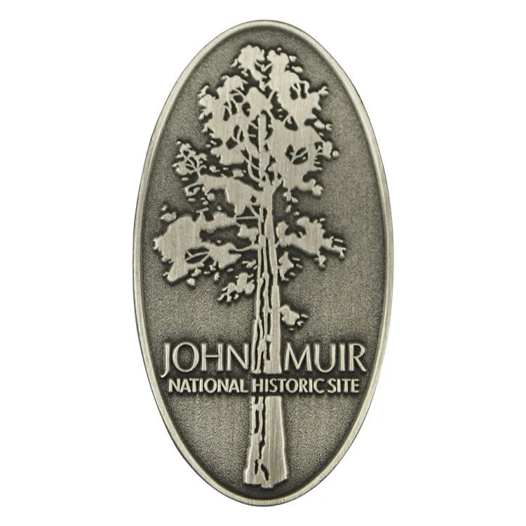 John Muir National Hist. Site Pin - Redwood