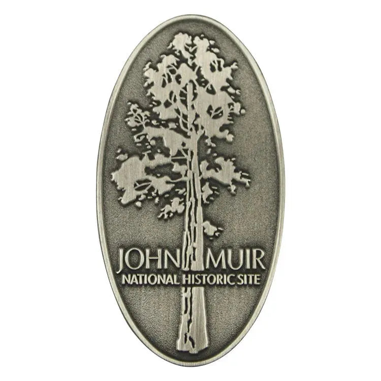 John Muir National Hist. Site Pin - Redwood