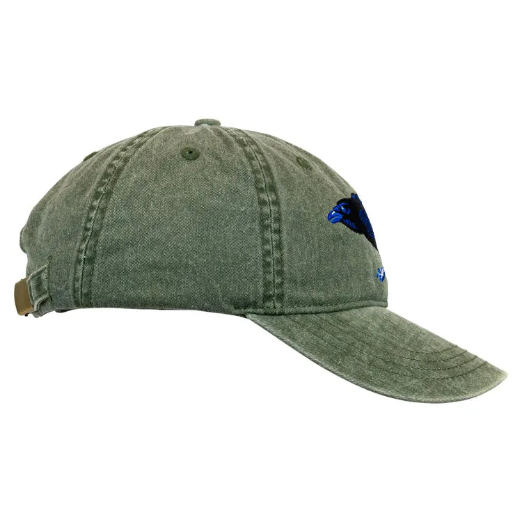 green cotton cap side view