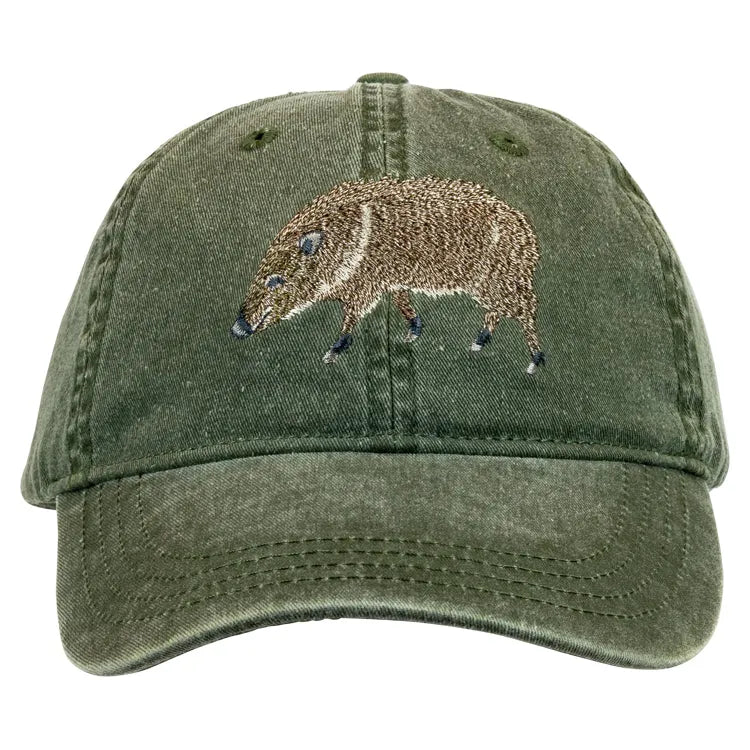 Javelina Embroidered Cap Front View