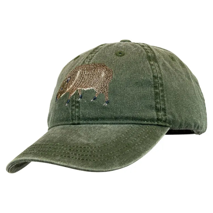 Javelina Embroidered Cap Facing Right