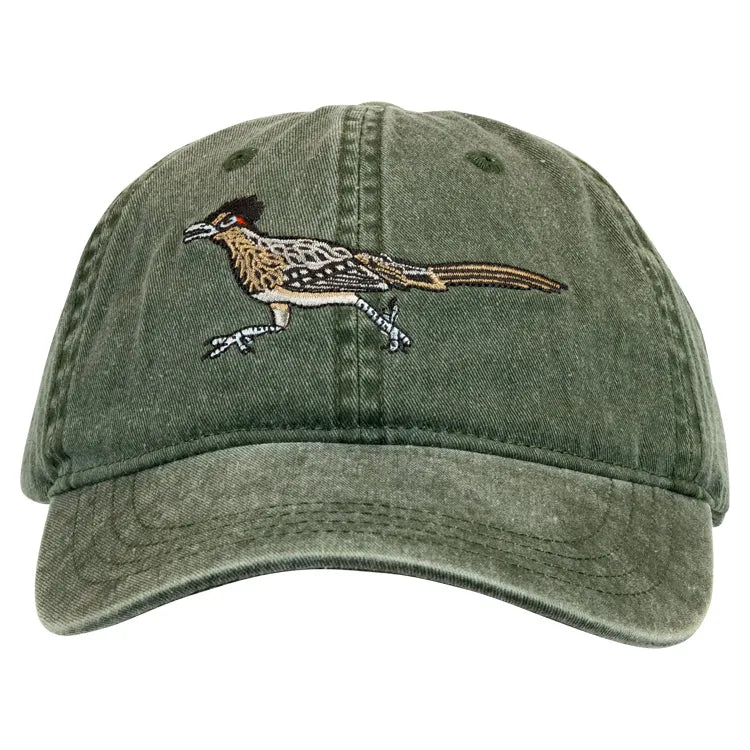 Roadrunner Embroidered Cap Front View