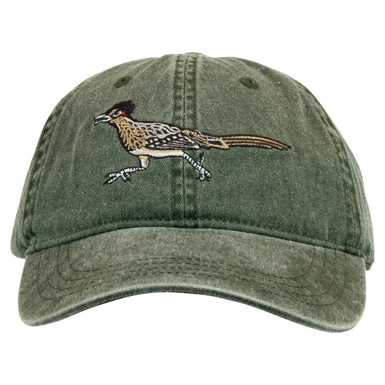 Roadrunner Embroidered Cap Front View