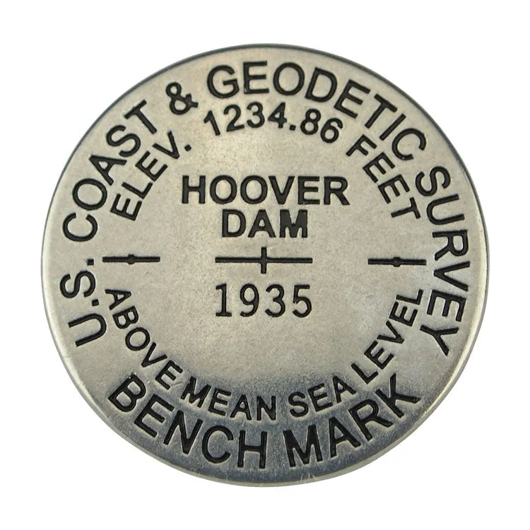 Hoover Dam Benchmark Pin - WNP | Shop National Parks!