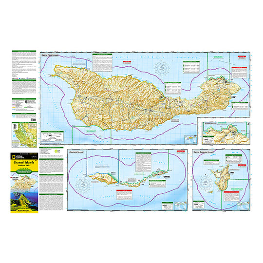 National Geographic Channel Islands National Park Map