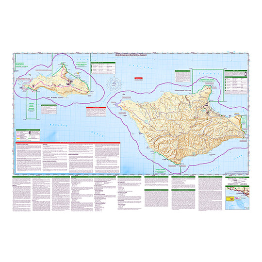 National Geographic Channel Islands National Park Map