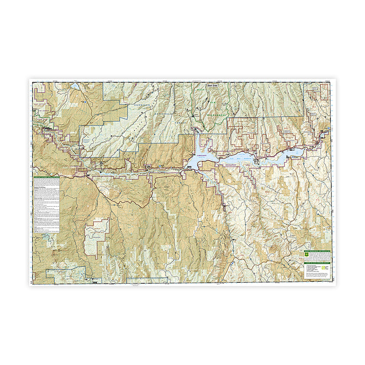 National Geographic Black Canyon Of The Gunnison Map