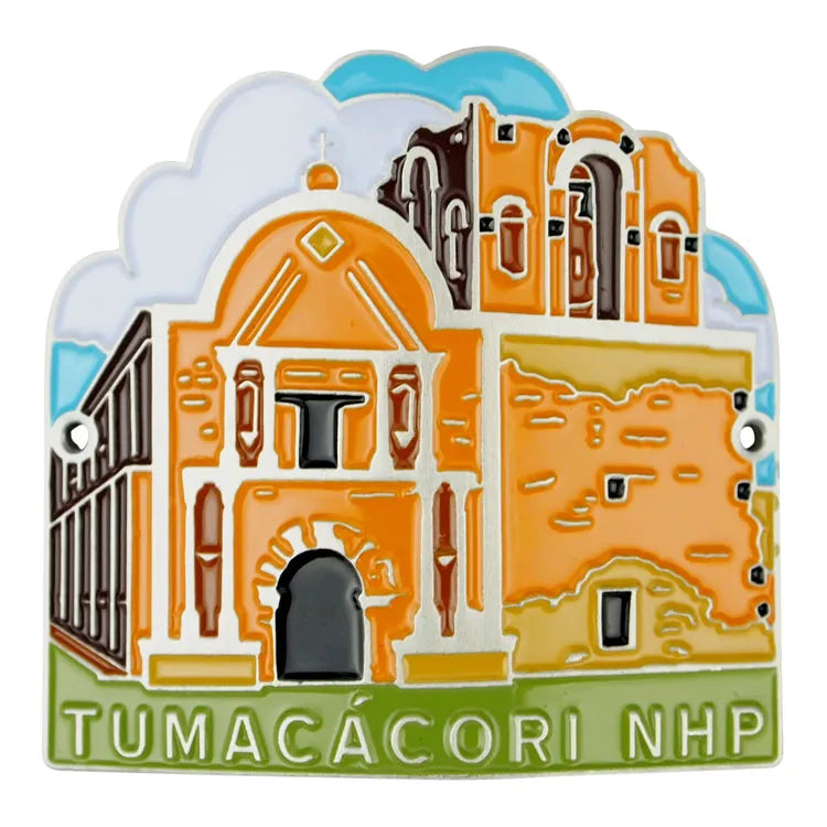 Tumacacori National Hist. Park Hiking Stick Medallion - Mission