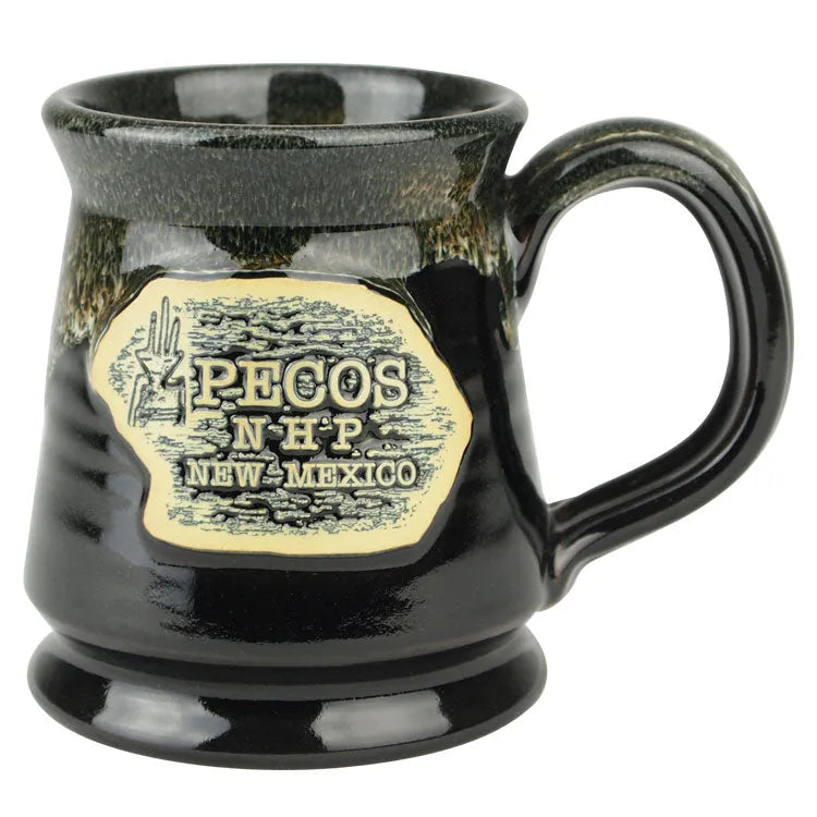 Pecos National Historical Park Footed Mug from Deneen Pottery