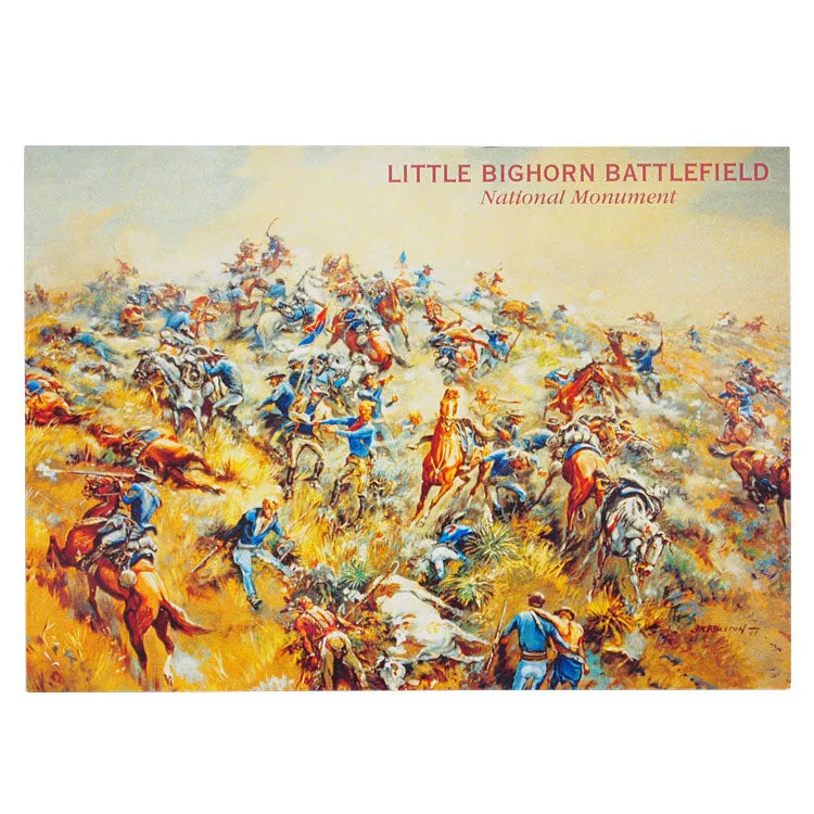 Little Bighorn Battlefield Postcard - Call Of The Bugle