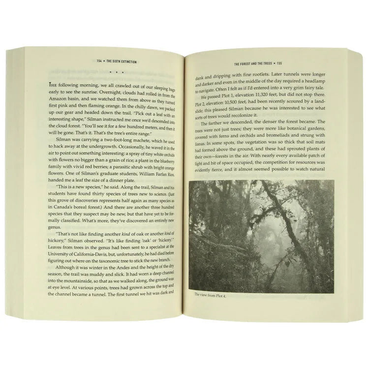 The Sixth Extinction: An Unnatural History by Elizabeth Kolbert interior pages