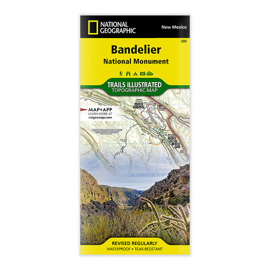 National Geographic Bandelier National Monument Map