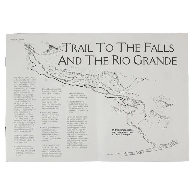 Bandelier National Monument Falls Trail Guide Interior Pages