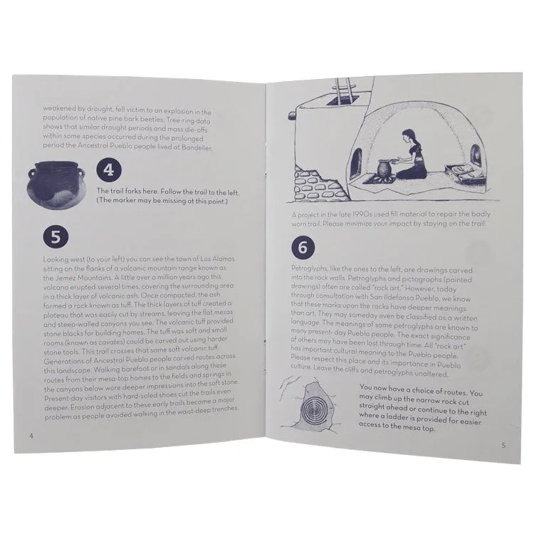 Bandelier National Monument Tsankawi Village Trail Guide Interior Pages