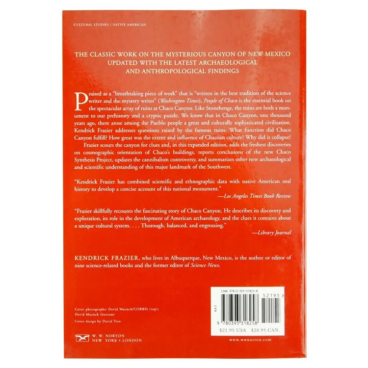 People of Chaco: A Canyon and Its Culture by Kendrick Frazer back cover
