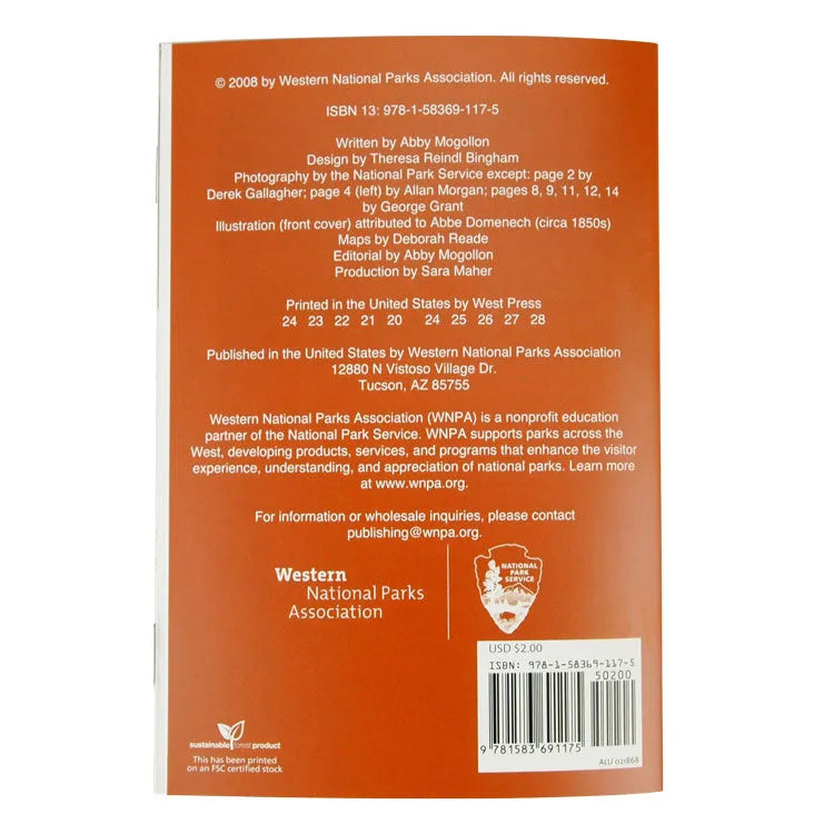 El Morro National Monument: Guide to the Inscription Rock Trail Back Cover