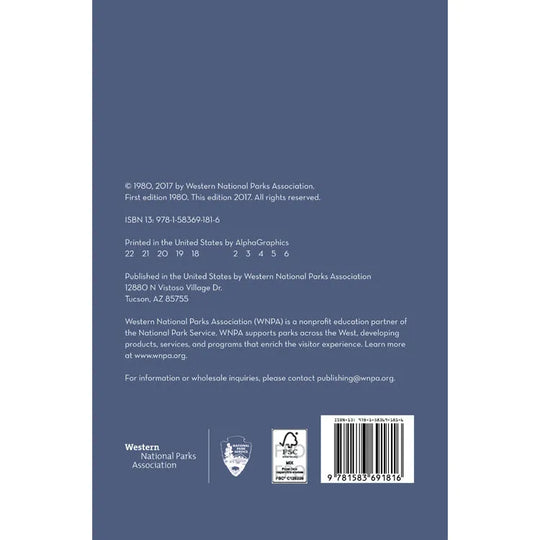 Chaco Culture NHP Pueblo Del Arroyo Trail Guide Back Cover