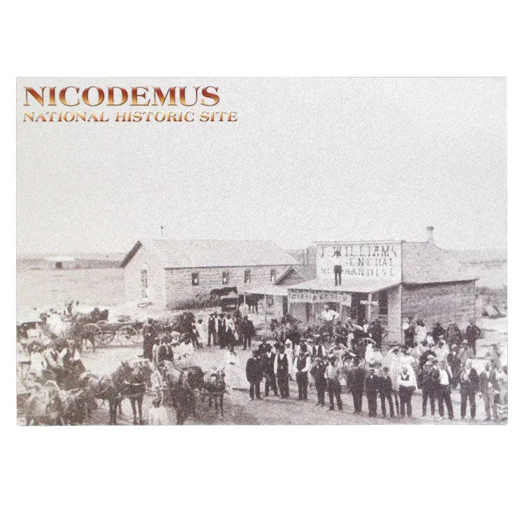 Nicodemus National Hist. Site Postcard - Washington Street
