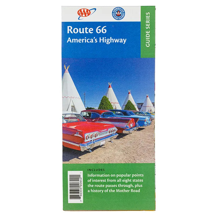 Route 66 America's Highway Map