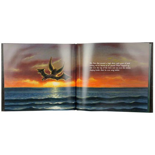Interior pages of Nightsong, a book written by Ari Berk and illustrated by Loren Long