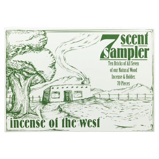 Seven Scent Incense Sampler box front