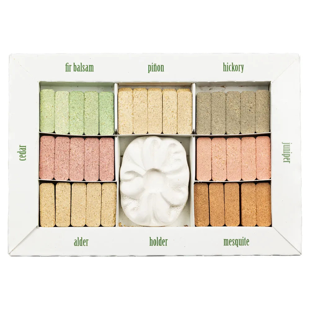 Incense box featuring seven different scents