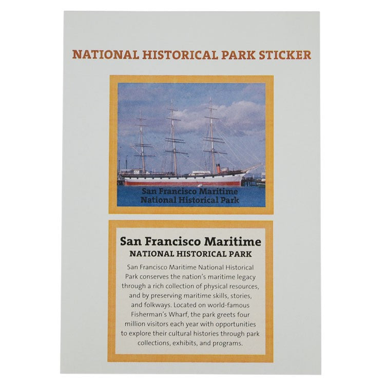 Hist Sticker San Francisco Maritime NHP Park Sticker | WNPA - Shop Now! - Western ...