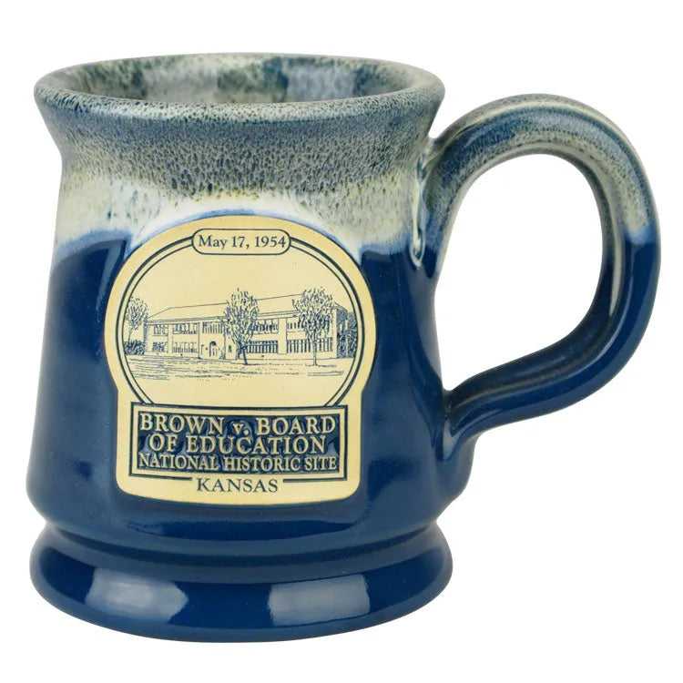Brown v. Board of Education National Hist. Site Footed Mug from Deneen Pottery
