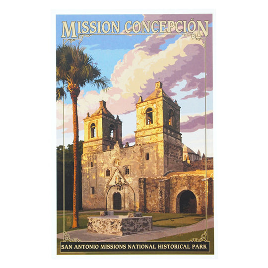 San Antonio Missions National Hist. Park Postcard - Concepcion