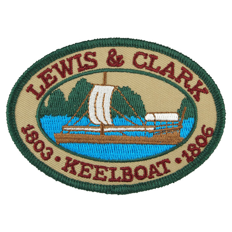 Lewis & Clark National Hist. Trail Patch - Keelboat