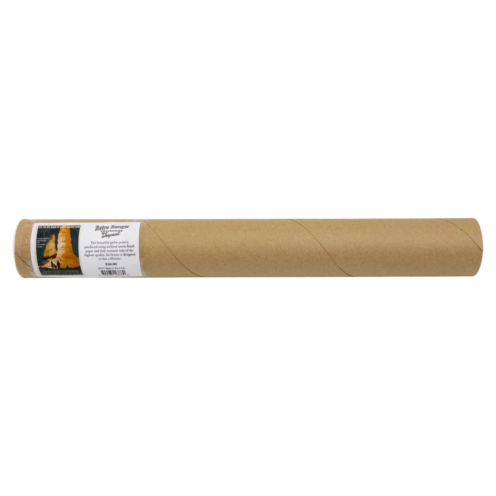 Carlsbad Caverns National Park Retro Ranger Poster Packaging
