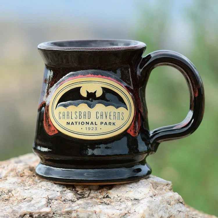 Carlsbad Caverns National Park Footed Mug Perched on a Rock