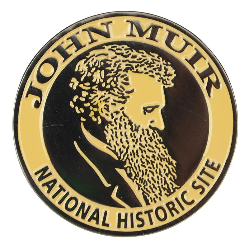 John Muir National Hist. Site Pin - Round Logo