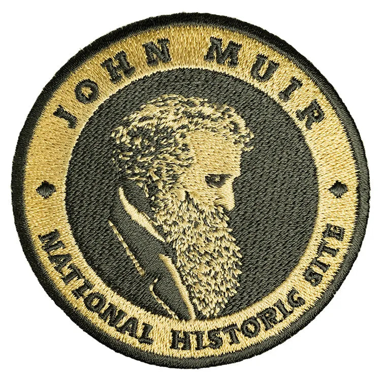 John Muir NHS Round Logo Patch - WNP | Shop Our Parks!