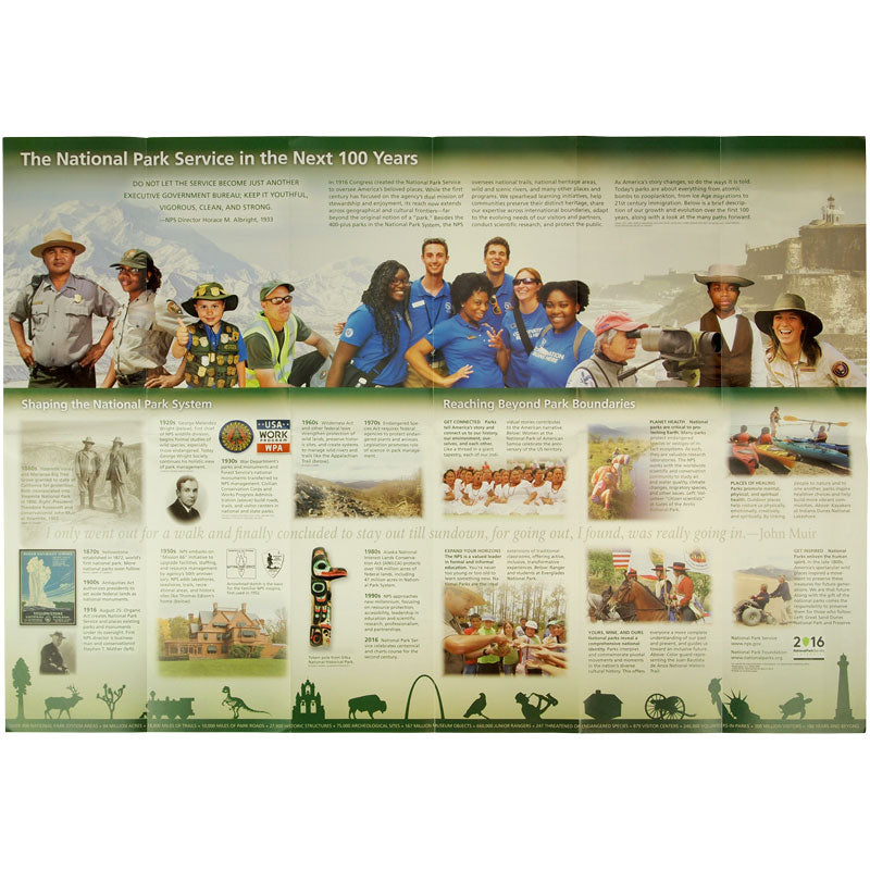 National Park Service Map & Guide Centennial Edition